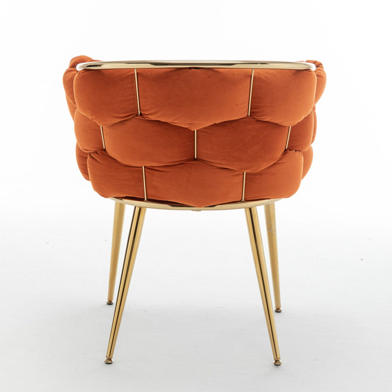 Luxury Modern Simple Leisure Velvet Single Sofa Chair Bedroom Lazy Person Household Dresser Stool Manicure Table Back Chair