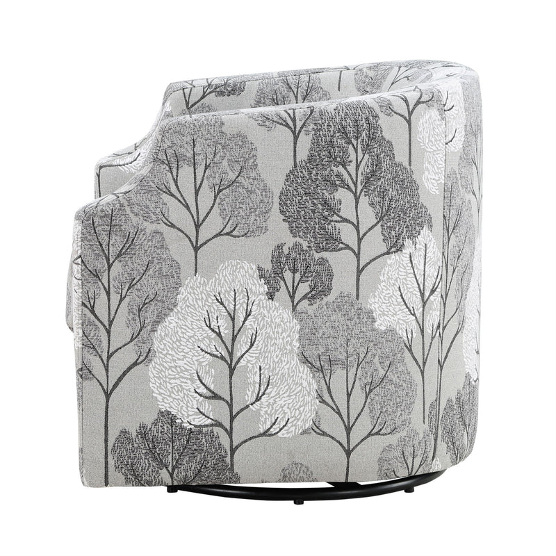 Isabelle - Swivel Glider Barrel Chair