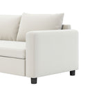 Modular Sectional Reversible U Shaped Couch Set, Free Combination Minimalist Style, Oversized 8 Seat Convertible Sofa