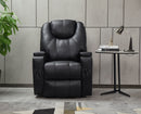 Modern Recliner Chair With Cup Holders, Remote Control