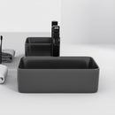 Modern European Design Ceramic Rectangular Vessel Bathroom Sink