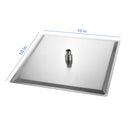 Modern 10" Square Rainfall Shower Head & Stainless Steel Wall Or Ceiling Mount Luxury Spa Shower Panel