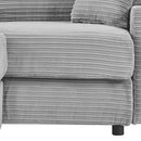 Single Sofa Couch With Storage Space, Movable Ottoman, USB Ports, Cup Holders, Phone Holder