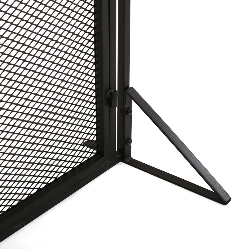 Samantha - Iron Fireplace Screen 2 Door Design