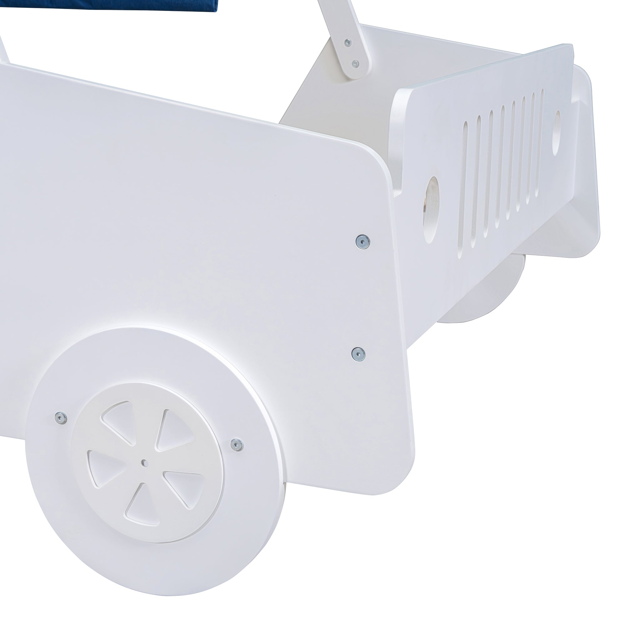 Full Size Car Shaped Bed with Tents,White - Atlantic Fine Furniture Melbourne FL