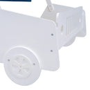 Full Size Car Shaped Bed with Tents,White