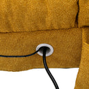 Massage Chaise Lounge Indoor With Remote Control, Ergonomic Electric Massage Lounger