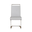 Modern Dining Chairs With Padded Seat, High Back