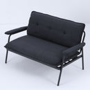 Modern Metal Frame Sofa With Sponge Filling For Compact Spaces And Versatile Use