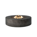 Fiber Reinforced Outdoor Fire Pit Table - Black / Gray