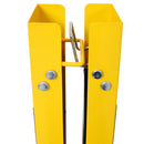 Folding Portable Saw Horses 2 Pack With Fast Open Legs, Heavy Duty For Garage And Workshop - Yellow / Black