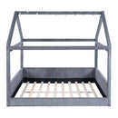 Upholstered House Style Daybed With LED Light Strips