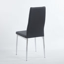 Chrome Leg Dining Chair (Set of 4)