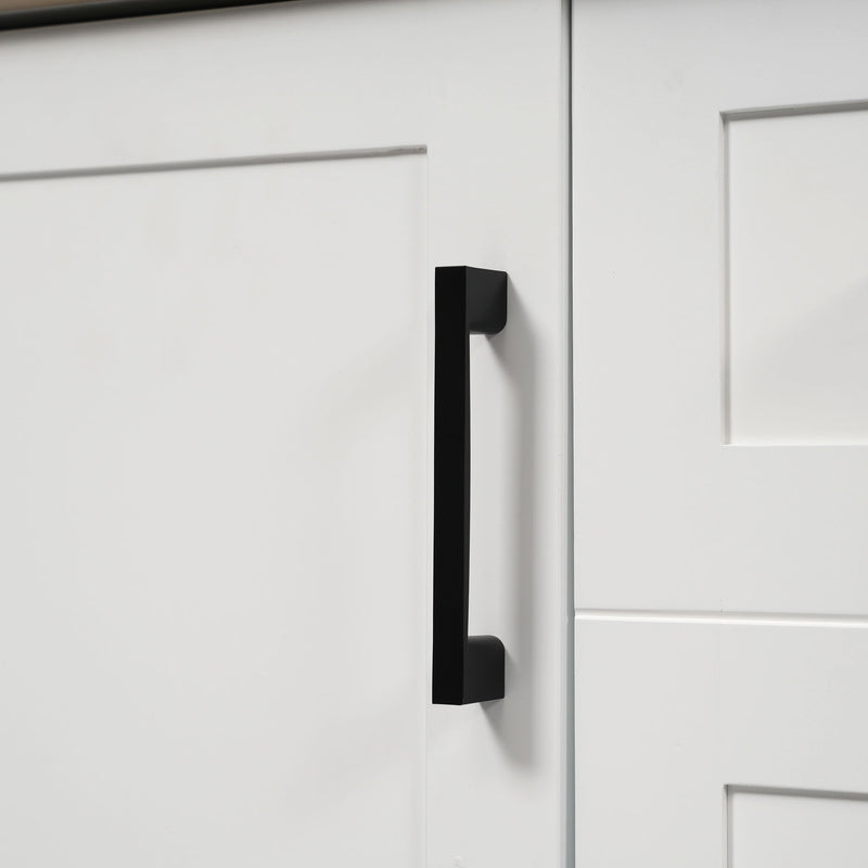 Modern Bathroom Vanity With Ceramic Sink, Solid Frame And Storage Solutions