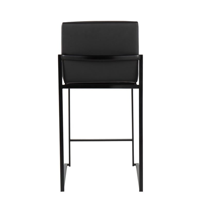 Fuji - Contemporary Modern Elegance, High Back Counter Stool