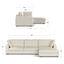 Charlie - Upholstered Deep Seater Sectional Sofa