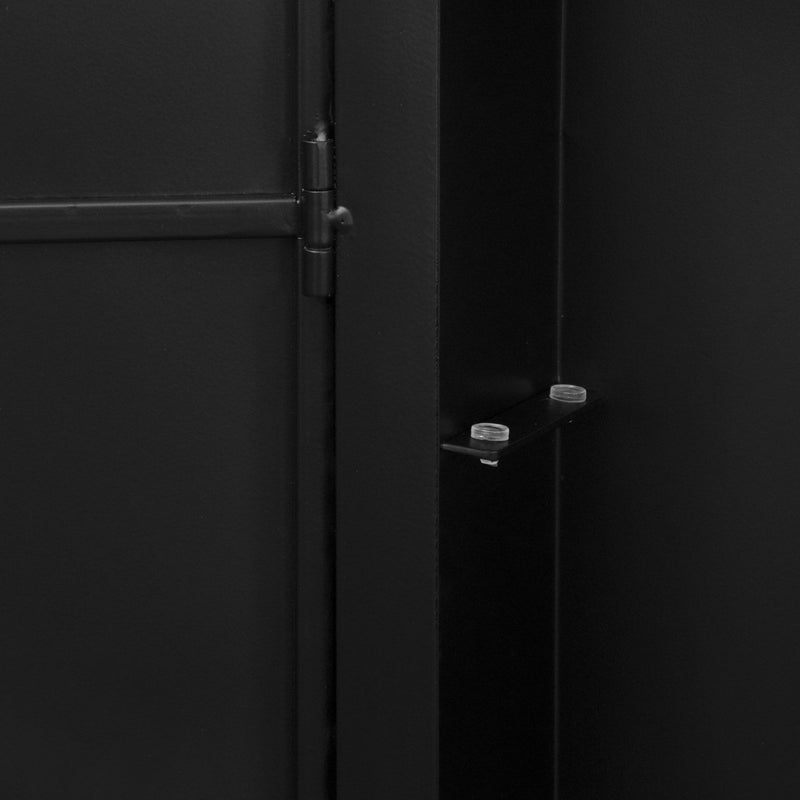 Rectangle Medicine Cabinet Mirror Bathroom Mirror With Storage Wall Mounted Medicine Mirror Cabinet With LED - Black