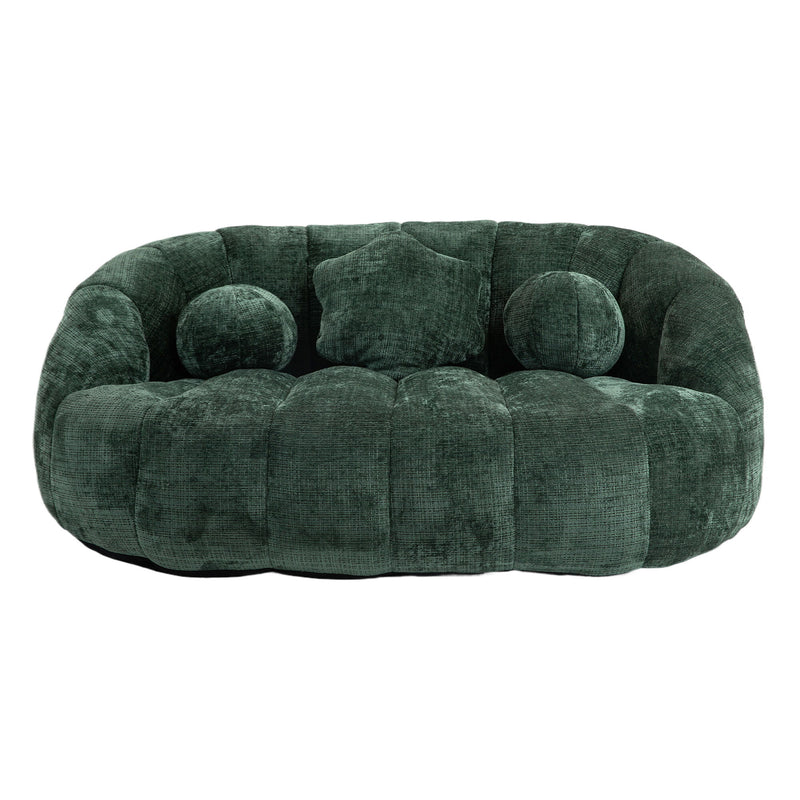 Bean Bag Lazy Sofa Durable Comfort Lounger High Back Bean Bag Chair Couch