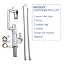 Bathroom Sink Faucet With Spray Function And Temperature Display, Anti Skid Switch, 360 Degree Rotary