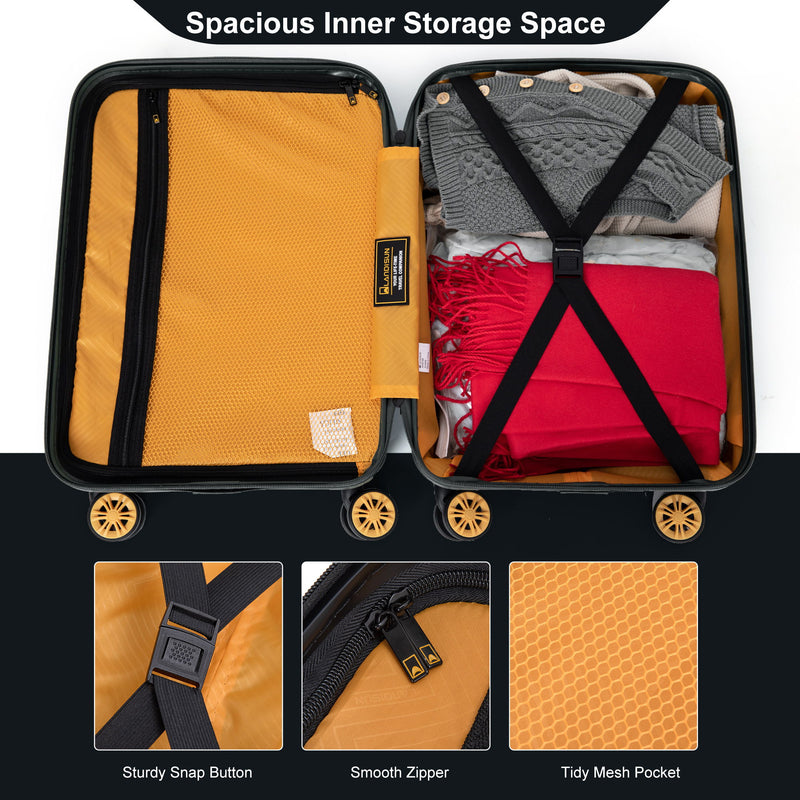 Carry On Luggage Suitcase With Tsa Approved With Wheels