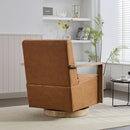 Swivel Modern Upholstered Accent Chair With Armrests