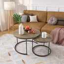 Round Nesting Coffee Table (Set of 2)