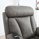 Lift Chair Recliner Power Remote Control Recliner Sofa Relax Soft Chair Anti - Skid Australia Cashmere Fabric Furniture Living Room - Dark Gray