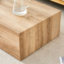 Modern Coffee Table With Smooth Light Wood Texture Patterns Material - Natural Wood