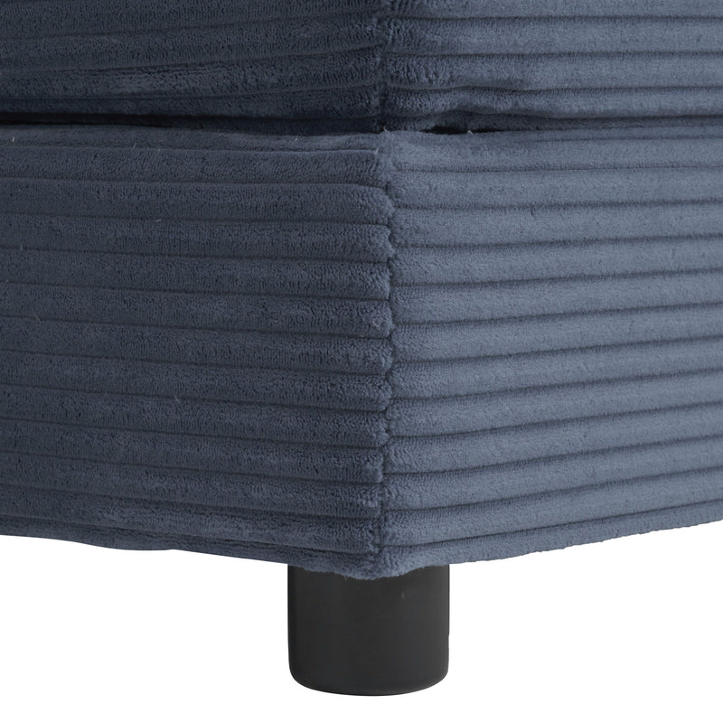 Modern Modular Sofa With Side Storage Pockets For Living Room