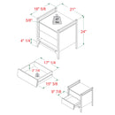 Scandi - Angle Face Nightstand