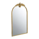 Arched Wall Mirror With Metal Frame, Wall Mirror For Living Room