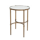 Bedford - Oval Mirror Accent Table - Antique Bronze
