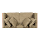 Retro Modern Loveseat With Button Tufted Upholstery