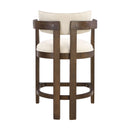 Contemporary Upholstered Counter Stools Set