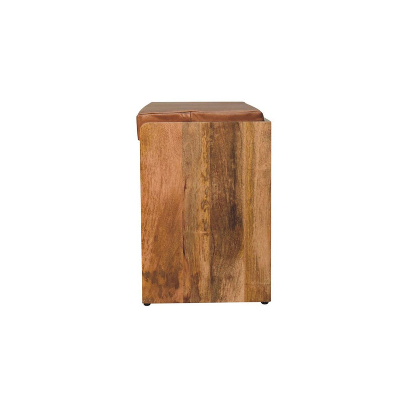 Buffalo - Hide Pull Out Shoe Storage Bench