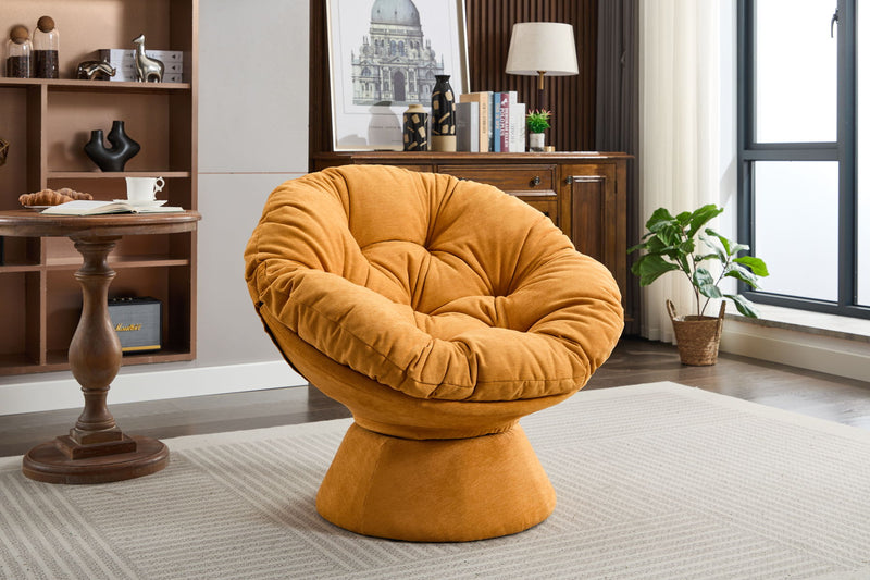 Oversized Swivel Accent Chair, 360 Swivel Barrel Chair, Papasan Chair For Living Room Bedroom