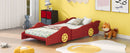 Race Car Shaped Platform Bed & Wheels