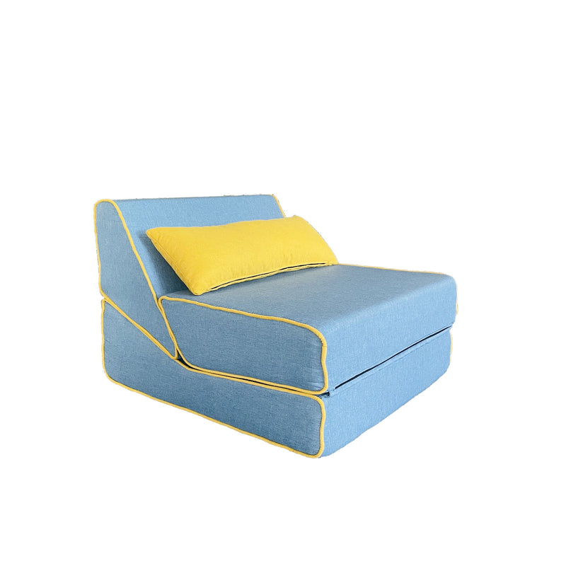 Three In One Folding Sofa, Convertible Bed, Easy To Carry Outdoors, Suitable For Living Room, Bedroom, Lounge, Outdoor