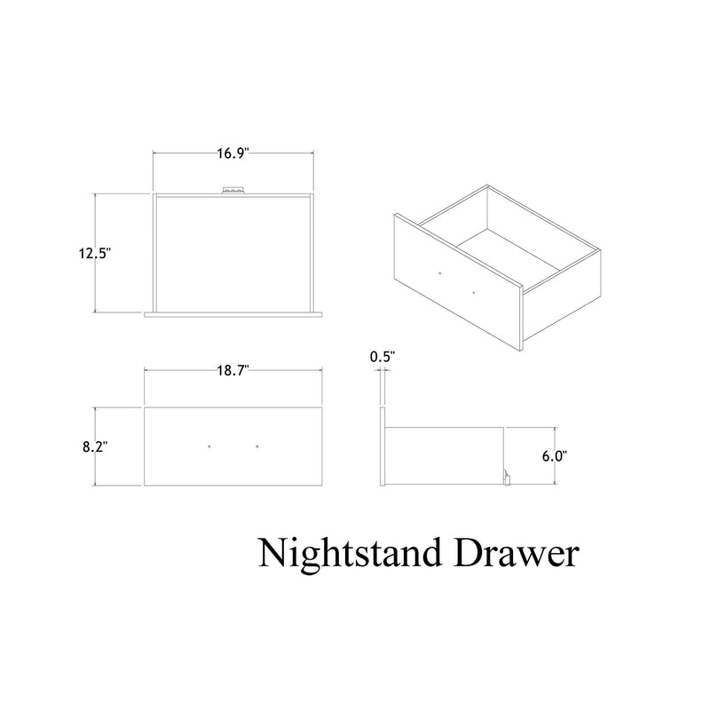 Rover - Nightstand - Gray