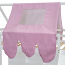 Loft Bed With House Shaped Frame And Tent