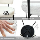 Mid-Century Modern Dining Chair With Curved Backrest