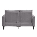 High Resilience Loveseat Sofa With Wooden Frame