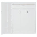 Murphy Wall Bed With Shelves, Wardrobe And LED Lights