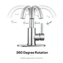 Modern Bathroom Faucet Single Hole Single Handle