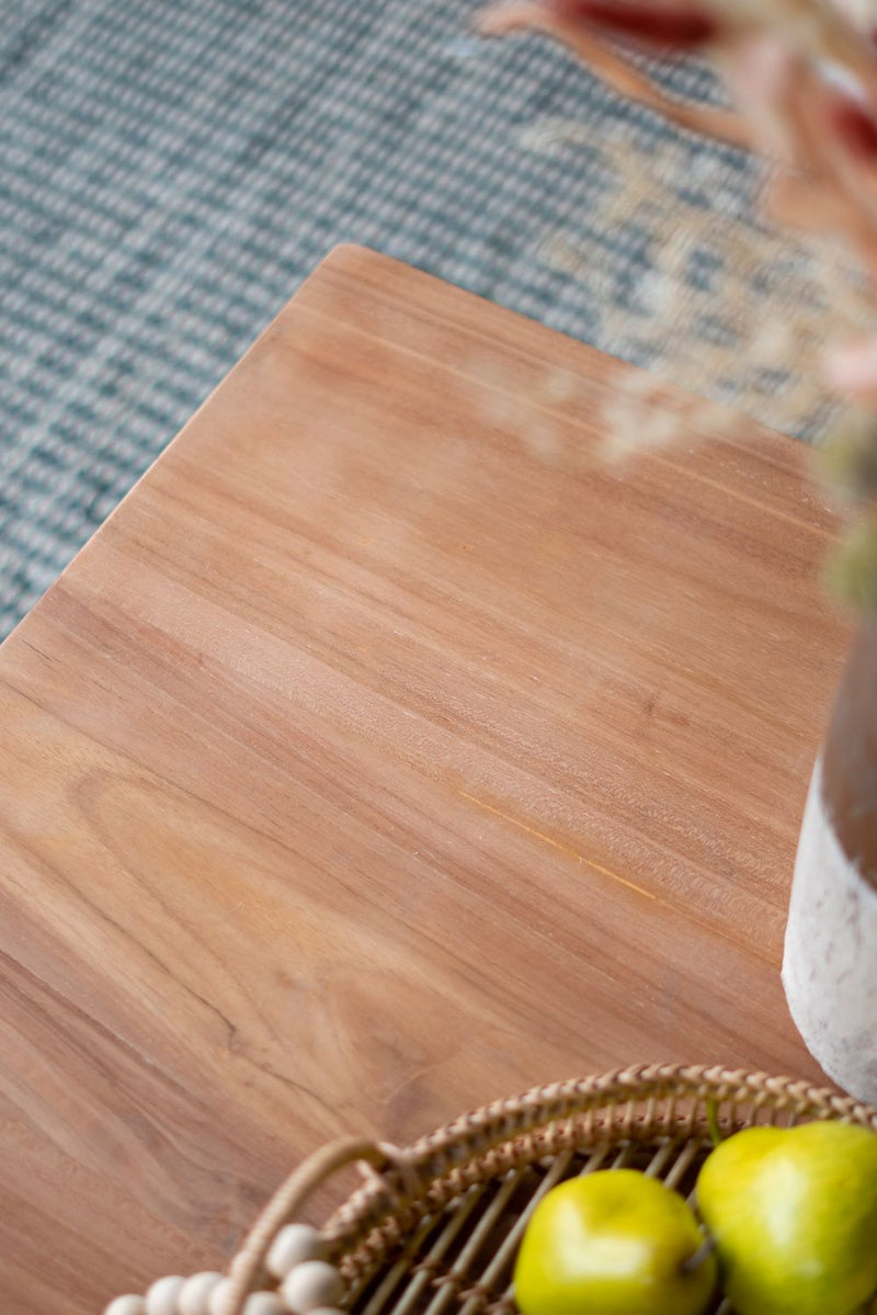 Teak Coffee Table - Natural Brown