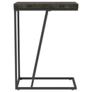 Carly - Expandable Engineered Wood C-Shaped Side Table