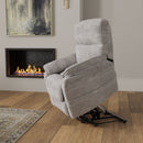Lucie - Fabric Power Lift Chair - Gray