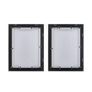 Framed Printed Acrylic Decorative Wall Art, Wall Decor For Living Room (Set of 2) - White / Green