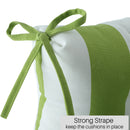 2 Piece High Back Patio Chair Cushion Set, Tufted Adirondack And Rocking Chair Cushions