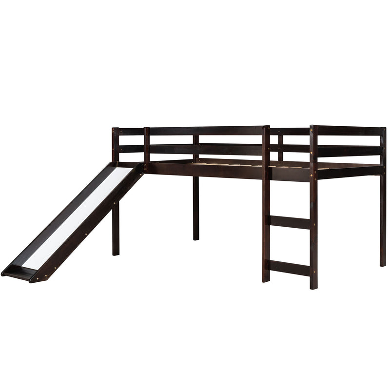 Loft Bed With Slide, Multifunctional Design